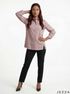Pale Charm: Relaxed Collar Detail Top 75591
