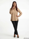 Faded Glow: Below Hip Collared Top 75593