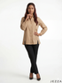 Faded Glow: Below Hip Collared Top 75593
