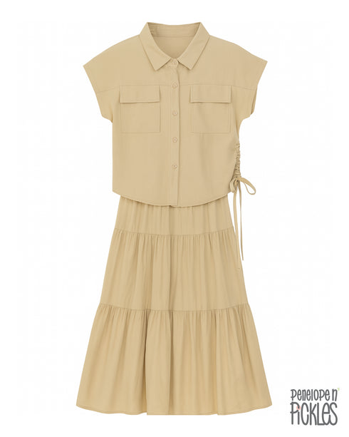 Whimsical Charm: Top & Skirt Set 73911