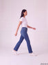 Vintage Curve: Medium Blue Bootcut Denim Pants 16900139-C