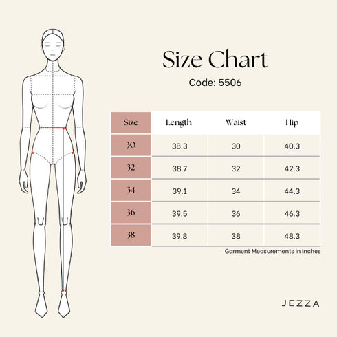 Ankle-Length Poly Cotton Skirt 55061