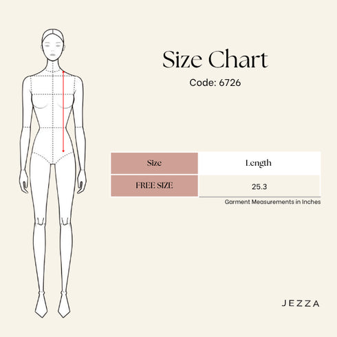 Printed Elegance: Flowing Kaftan Top ( FREE SIZE ) 67261