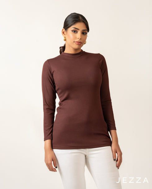 Stretch Fit Long Sleeve Top – Hip Length 70781