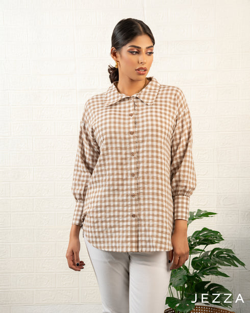 Casual Cotton Long Sleeve Top 70972