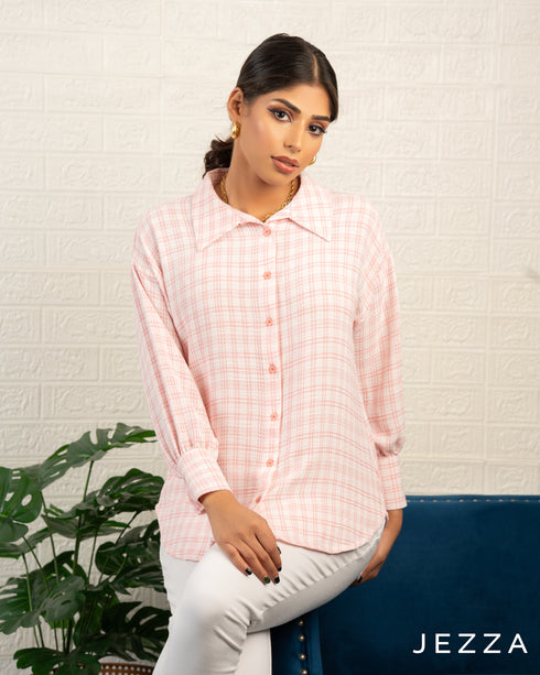 Casual Polyester Long Sleeve Top 72081