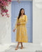 Petal Muse: V-Neck Midi Top 75571