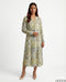 Mosaic Whisper: Printed Cotton Midi Top 81271
