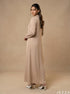 Effortless Poise: Beige A-Line Dress 82211