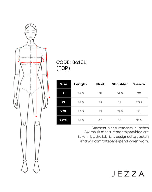 Jet Stream: Fitted Long Sleeve Swimwear 86131
