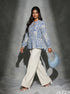 Patchwork Poetry: Cotton Tie-Up Top 77432