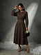 Woven Rhythm: Ikat Poly Cotton NM Dress 84891