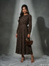 Woven Rhythm: Ikat Poly Cotton NM Dress 84891
