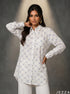 Ribbon Field: Bow Print Poly Cotton Top 88251