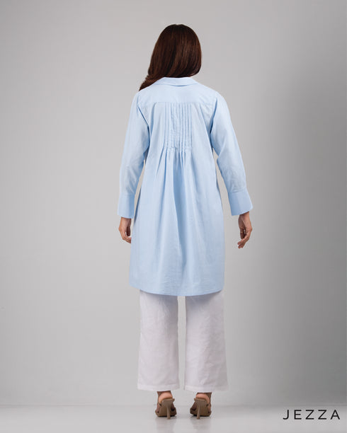 Above Knee Top With Pin tuck Details 58952