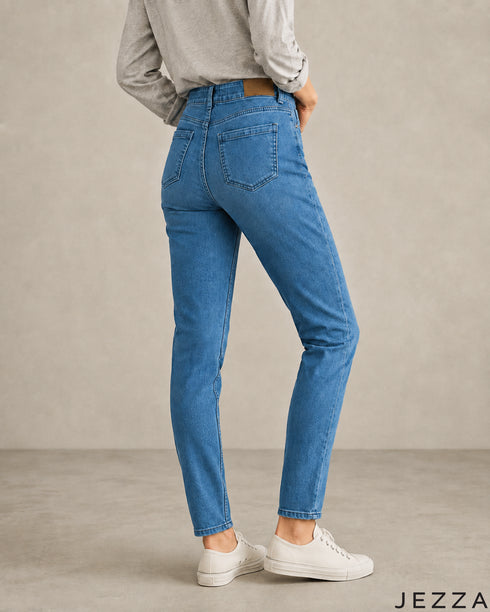 Clean Line: Light Blue Straight-Leg Jeans DL-354 L