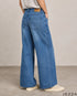 Coastal Sky: Light Blue Wide-Leg Denim Jeans DL-365 L