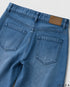 Coastal Sky: Light Blue Wide-Leg Denim Jeans DL-365 L