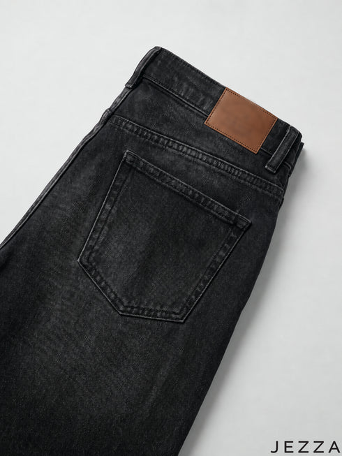 Urban Mist: Gray Wide-Leg Denim Jeans DL-255 G