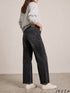 Urban Mist: Gray Wide-Leg Denim Jeans DL-255 G