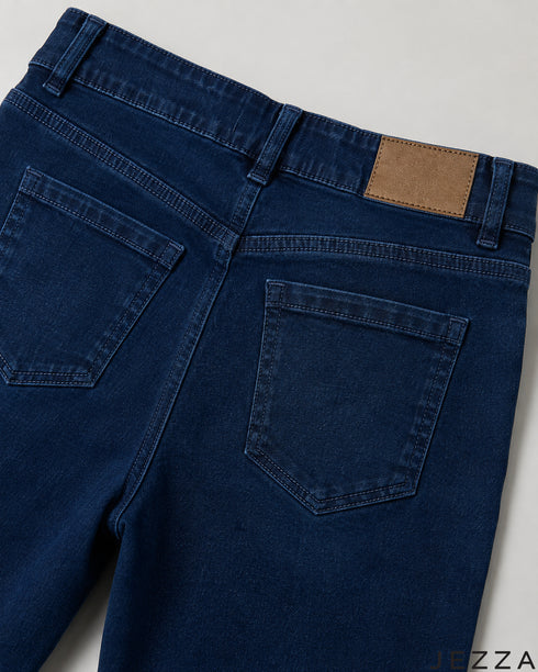 Deep Indigo: Dark Blue Straight-Leg Jeans DL-354 D