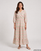 Bloom Motif: Cotton Maxi Dress 90321