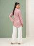 Soft Petal: Blush Pink Cotton Top 86952