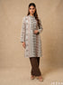 Structured Heritage: Vertical Border Knee Top 79361