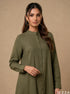 Moss Grove: Mandarin Collar Knee Top 76601