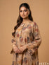 Woven Bloom: Mandarin Collar Dress 83281