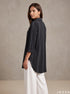 Stripe Ease: Cotton Below Hip Top 88421