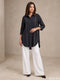 Stripe Ease: Cotton Below Hip Top 88421