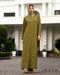 Polyester Dress with Long Placket 56951