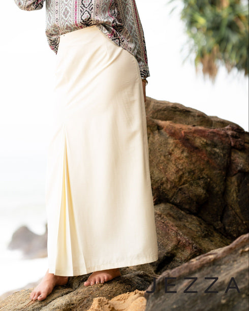 Ankle-Length Poly Cotton Skirt 55061