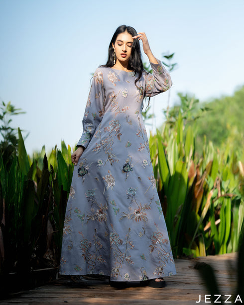 Moonstone Glow: Sequin Detail Dress 84241