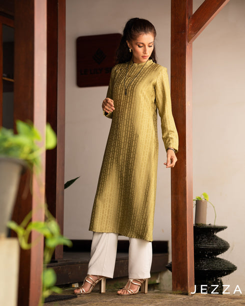 Brocade Satin Midi Top 60571