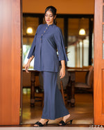 Load image into Gallery viewer, Top with Decorative Sleeve & Matching Pant Set 56562/57622