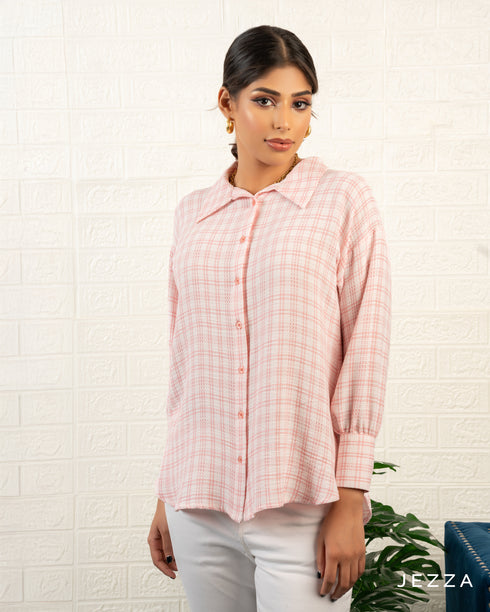 Casual Polyester Long Sleeve Top 72081