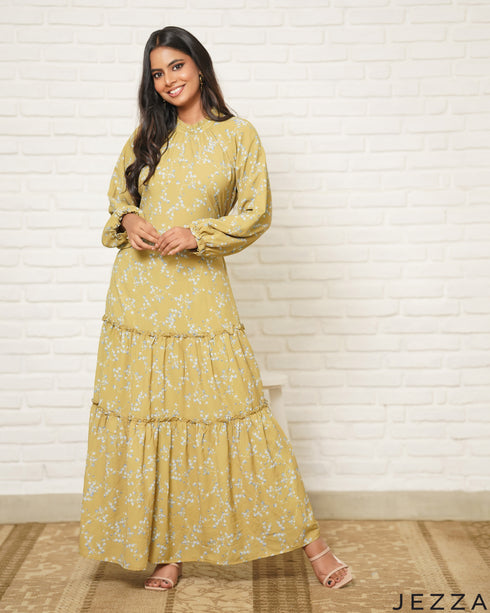 Bloom Air: Soft Chiffon Maxi Dress 83891