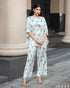 Motif Grace: Satin Round-Neck Set 71002/73022