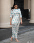 Motif Grace: Satin Round-Neck Set 71002/73022
