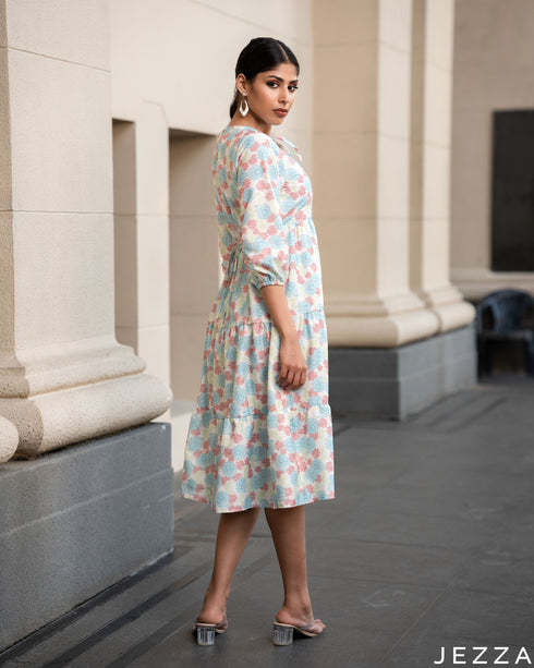 Motif Delight: Polycotton NM Dress 77091