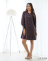 Versatile Button-Down Poly-Rayon Shirt Dress 66652