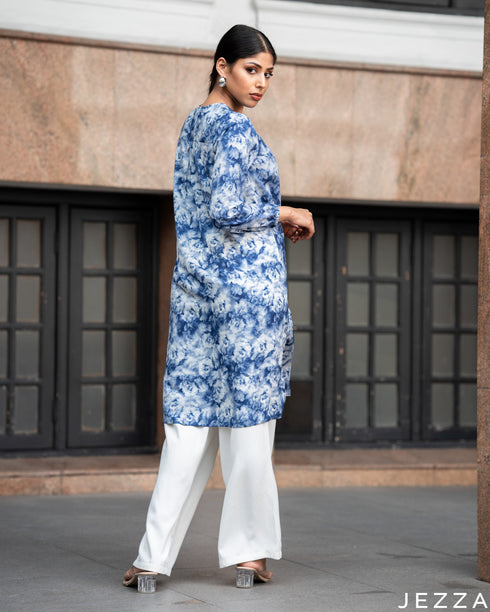 Abstract Ease: Polycotton Zipper Knee Top 72491