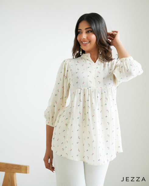 Blossom Charm: Cotton Top 66411