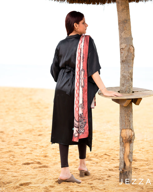 Satin Kaftan Top 57261