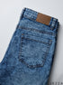 Retro Fade: Acid Blue Bootcut Denim Jeans DL-244 A