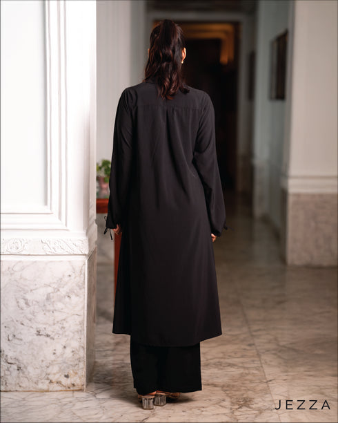 Polyester Midi Shirt Top 61892