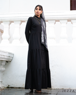 Load image into Gallery viewer, Long-Sleeve Tiered Skirt Dress 61882