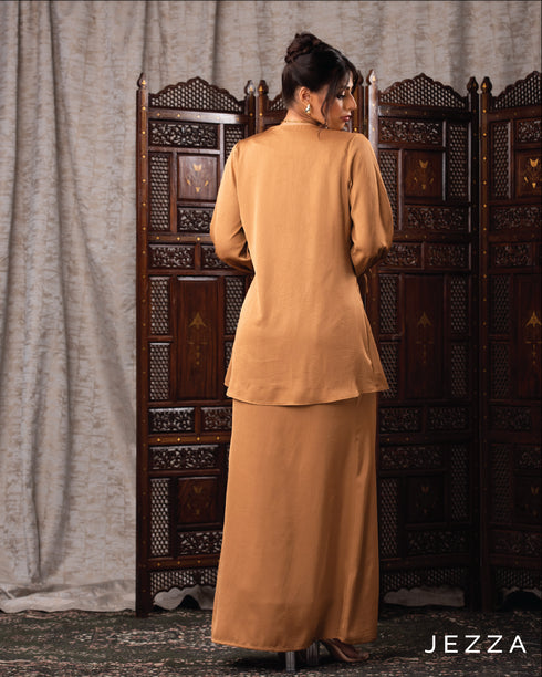 Crush Satin Skirt & Top Set 60382